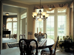 Double hung picture windows